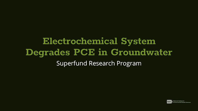 Electrochemical System Degrades PCE in Groundwater