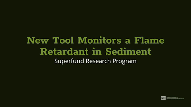 New Tool Monitors a Flame Retardant in Sediment