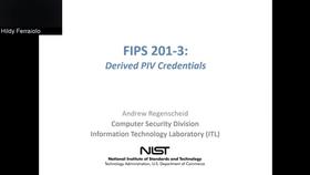 Draft FIPS 201-3 Virtual Public Workshop - Part 2