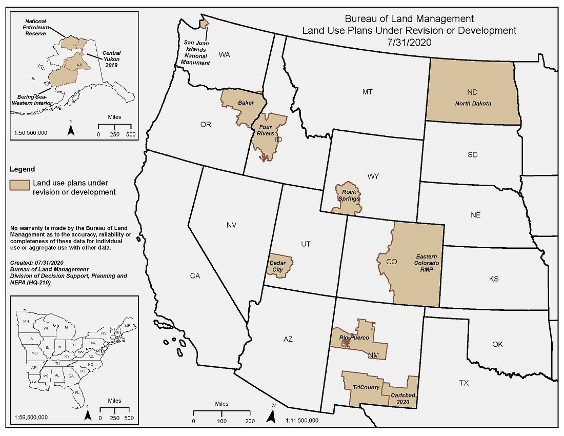 Land Use Plans in Development Map