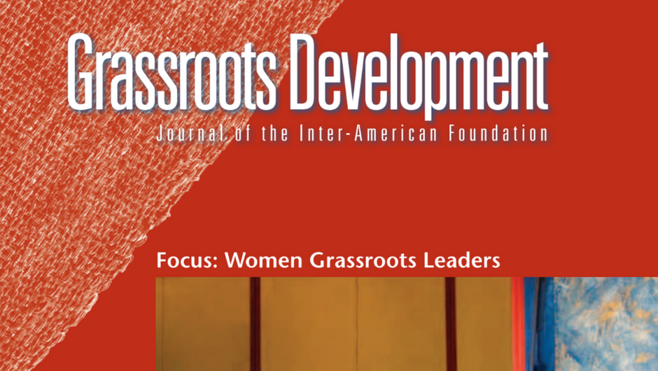 Cropped image of the cover of the Inter-American Foundation's 2011 Grassroots Development Journal