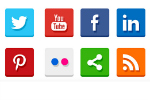 Social media icons thumbnail