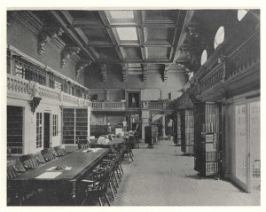 The State Library in 1890. Courtesy of the State Library of Massachusetts Special Collections.