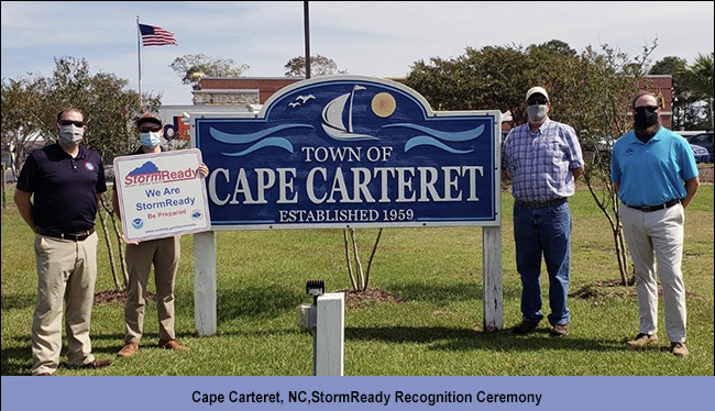 Cape Carteret, NC, StormReady Recognition Ceremony