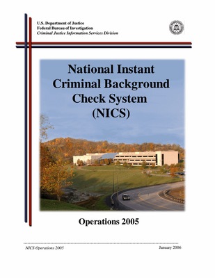 2005 NICS Operations Report