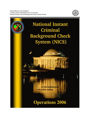2006 NICS Operations Report