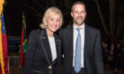 Ambassador-designate Lana Marks with CEO of the new U.S. International Development Finance Corporation, Mr. Adam Boehler