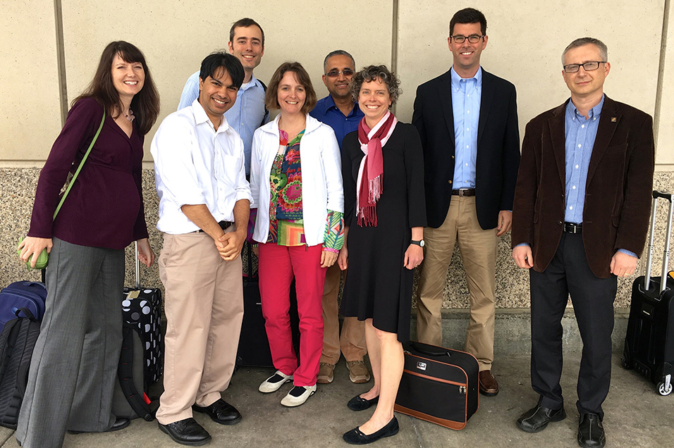 Cheryl Rockwell, Ph.D., from Michigan State University; Somshuvra Mukhopadhyay, M.B.B.S , Ph.D., of the University of Texas at Austin; Daniel Gorelick, Ph.D., of the University of Alabama at Birmingham; Dydak; Aluru; Porucznik; Mack; and Alexander Star, Ph.D.