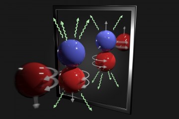 Scientists analyzed the gamma rays emitted during the NPDGamma Experiment and found parity-violating asymmetry, which is a specific change in behavior in the force between a neutron and a proton. They measured a 30 parts per billion preference for gamma rays to be emitted antiparallel to the neutron spin when neutrons are captured by protons in liquid hydrogen. 