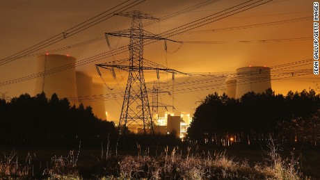 The Jaenschwalde coal-fired power plant on December 4, 2014 near Peitz, Germany. 