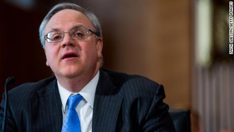 WASHINGTON, DC - MARCH 28: David Bernhardt, President Donald Trump&#39;s nominee to be Interior Secretary, testifies during a Senate Energy and Natural Resources Committee confirmation hearing on March 28, 2019 in Washington, DC. (Photo by Zach Gibson/Getty Images)