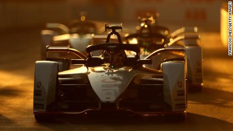 RIYADH, SAUDI ARABIA - NOVEMBER 21: Neel Jani of Switzerland driving the (18) Porsche 99X Electric and TAG Heuer Porsche Formula E Team on track during practice ahead of the ABB FIA Formula E Championship - Diriyah E-Prix on November 21, 2019 in Riyadh, Saudi Arabia. (Photo by Francois Nel/Getty Images)