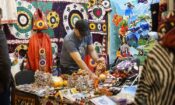 Man making crafts. (Embassy Image)