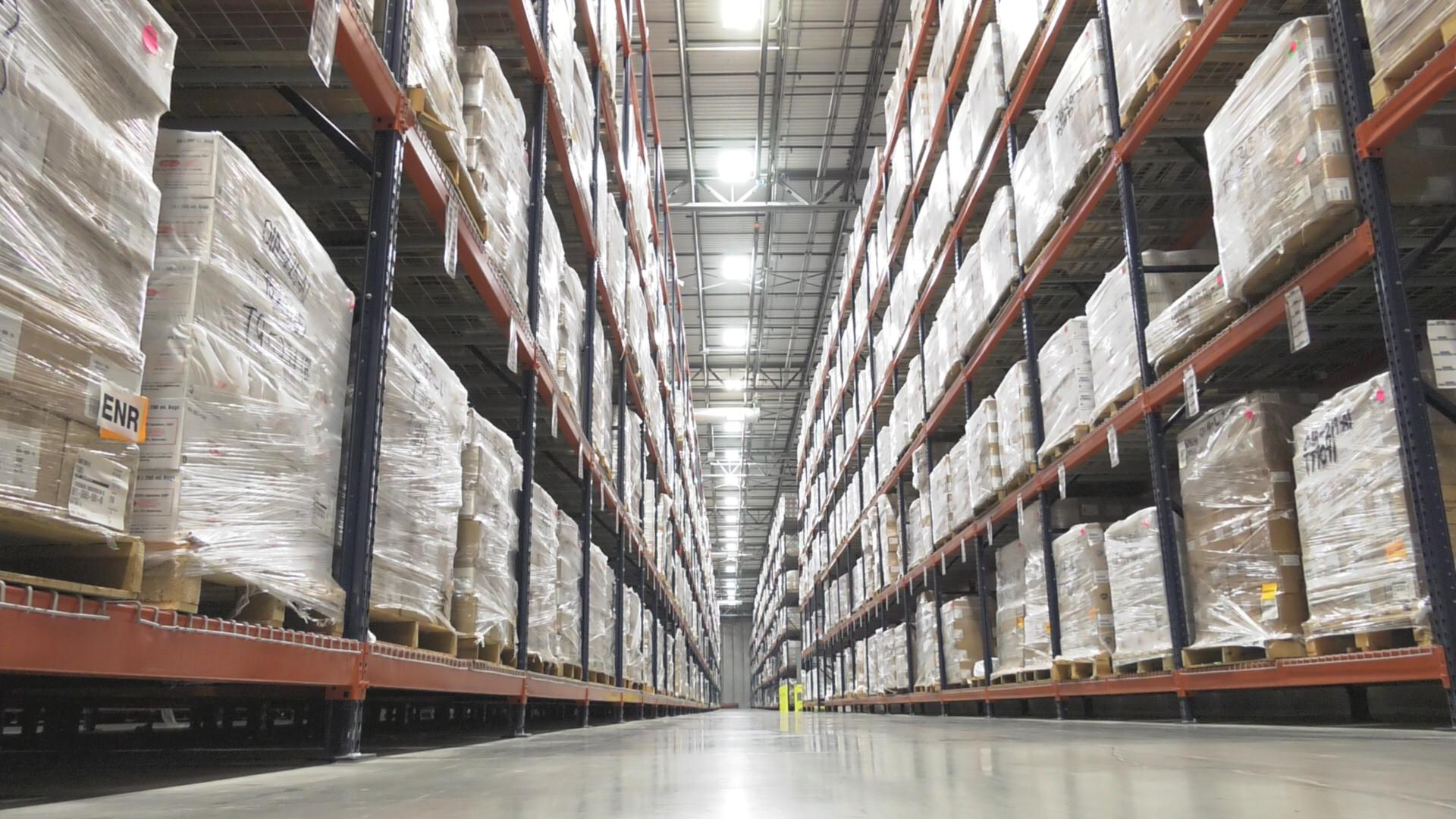 A warehouse view of the Strategic National Stockpile