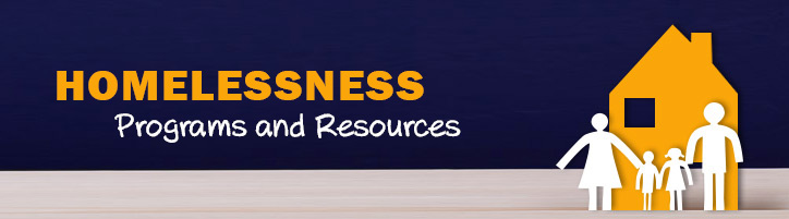 Homelessness Programs and Resources banner image