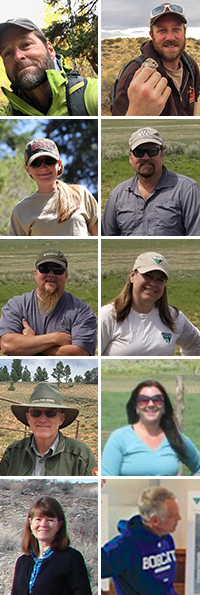 Mantage of Utah Prairie Dog Recovery Team members.
