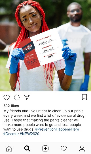 National Prevention Week Instagram