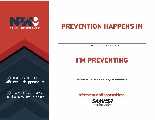 Prevention Happens Here Image of Flyer