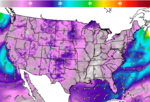 National Wind Speed & Direction Forecast Image