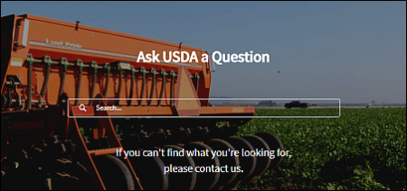 Ask USDA