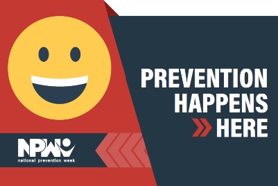 Prevention Happens Here Folder Social Media Prop