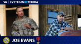 Army Veteran Joes Evans is today's Veteran of the Day.