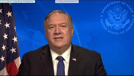 Secretary Pompeo's virtual remarks at the U.S.-Bahrain Strategic Dialogue.