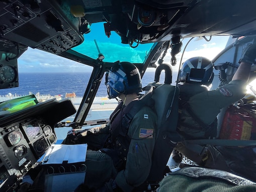 Coast Guard medevac mariner from cargo vessel off Oahu