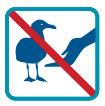 do not feed wildlife icon