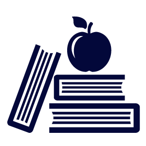 College credits books icon