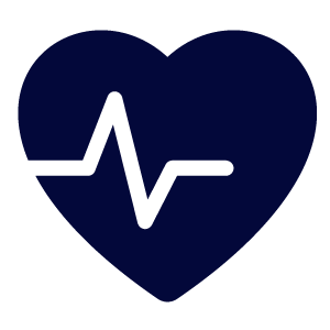 Health heart icon