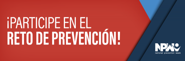 Participate in National Prevention Week Spanish Banner 2020