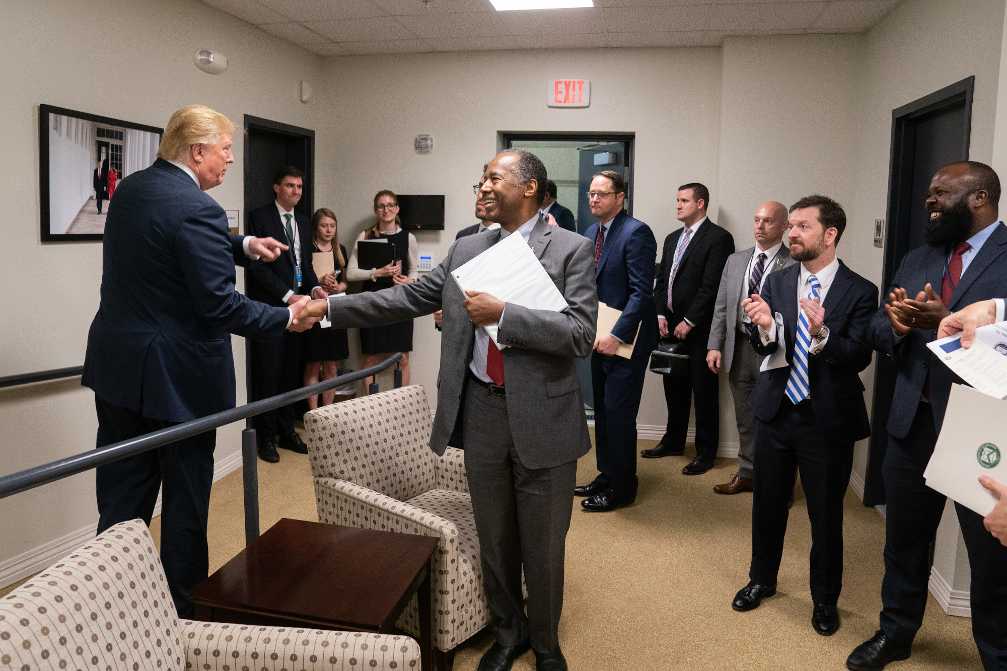 President Trump and Secretary Carson at an Opportunity Zones event