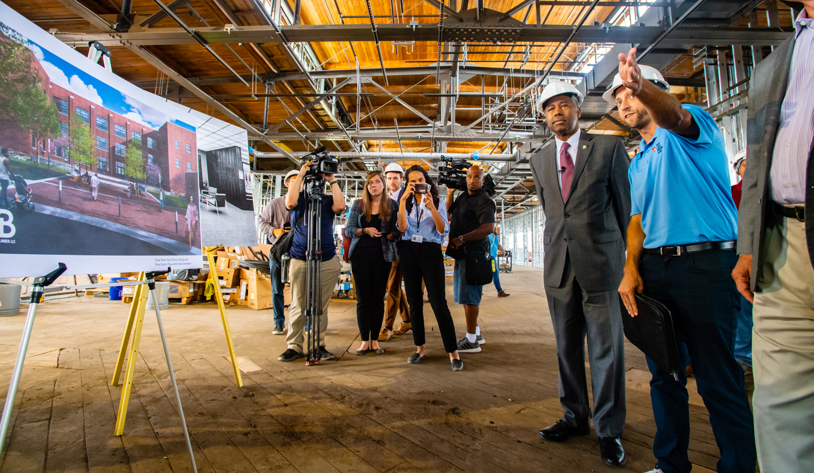 Secretary Carson visits an Opportunity Zone in Indianapolis, IN