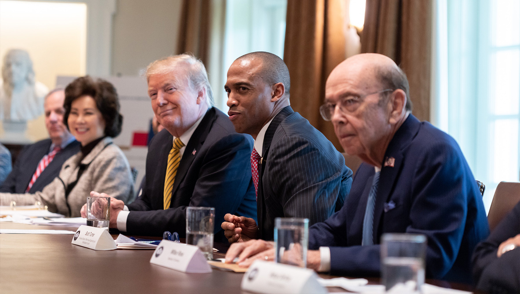 President Trump leads a meeting on Opportunity Zones