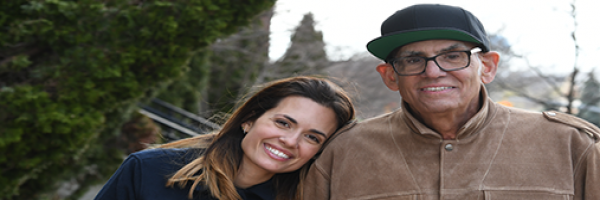 Actress Torrey DeVitto and her father, musician Liberty DeVitto