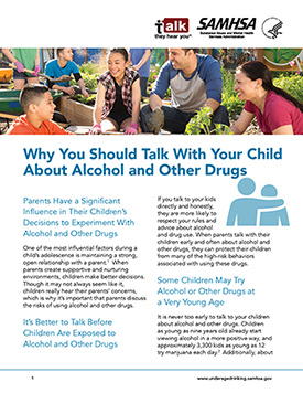 Why You Should Talk With Your Child About Alcohol and Other Drugs
