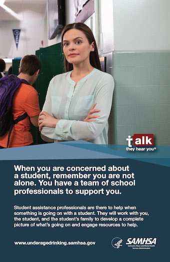 Talk They Hear You Student Assistance Poster Thumbnail