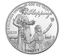 Preamble to the Declaration of Independence 2020 Platinum Proof Coin - Pursuit of Happiness