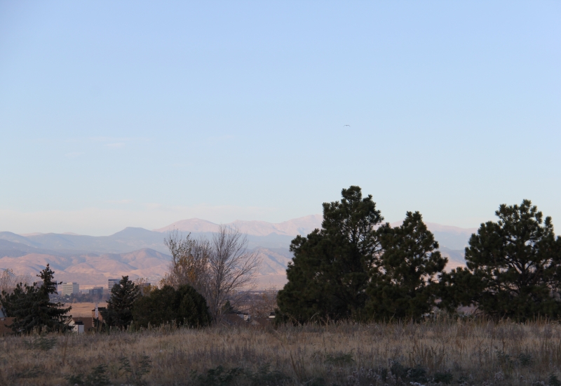 Mountain view from Southwest campus