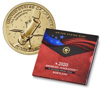 American Innovation 2020 $1 Reverse Proof Coin - Maryland