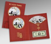 $2 Lucky Panda Note 2018