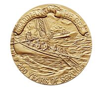 U.S. Coast Guard Bicentennial Bronze Medal 3 Inch