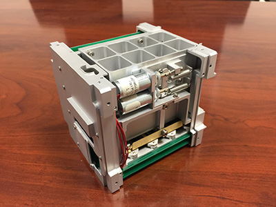 SeaHawk mechanical components assembled for fit check testing. Credit: Clyde Space