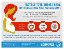 Protect your unborn baby. Don’t drink alcohol when you’re pregnant.