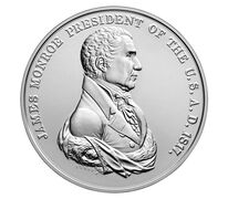 James Monroe Presidential Silver Medal