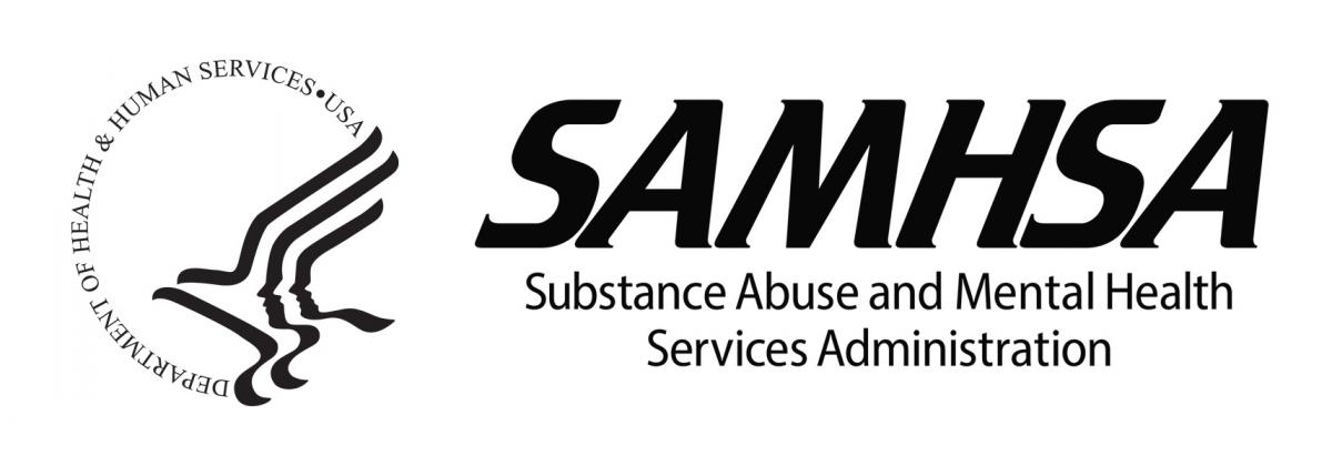 SAMHSA Logo with HHS Logo