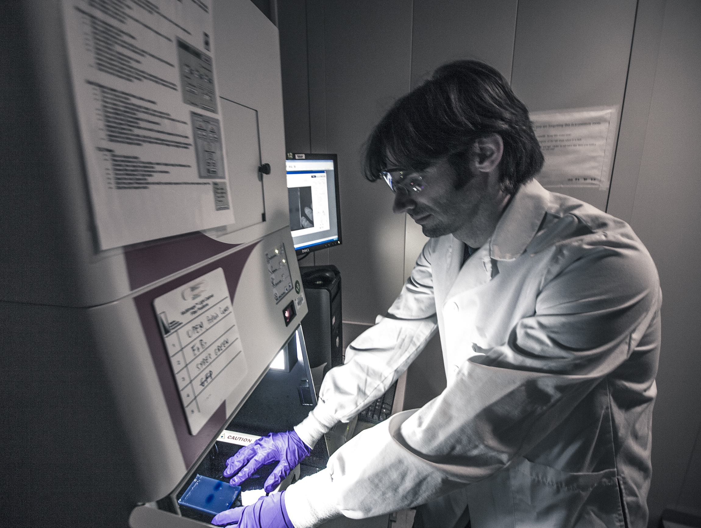 Man working in a laboratory