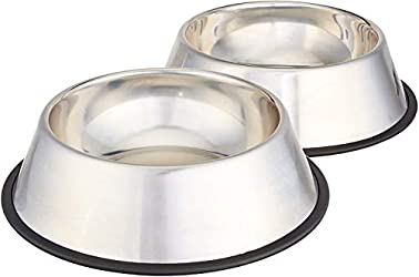 AmazonBasics Stainless Steel Dog Bowl