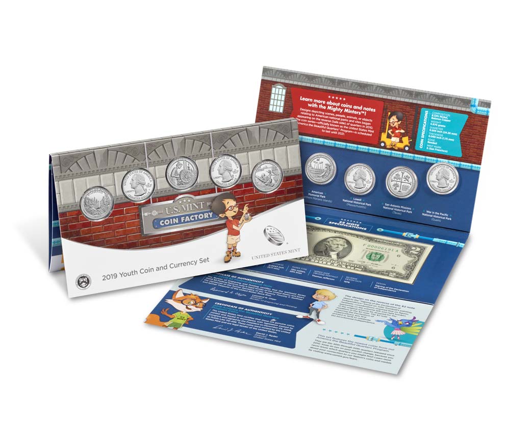 Youth Coin and Currency Set 2019